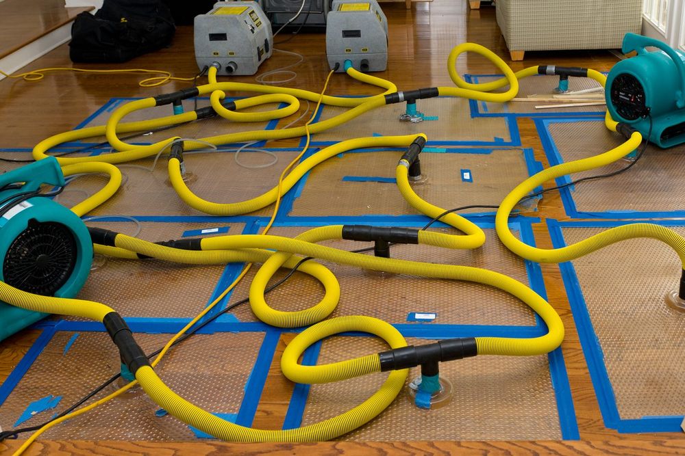 Water Damage Restoration crew responding in West Jefferson, OH — Millers Restoration